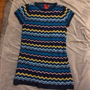 Missoni For Target Blue ZigZag Sweater Dress